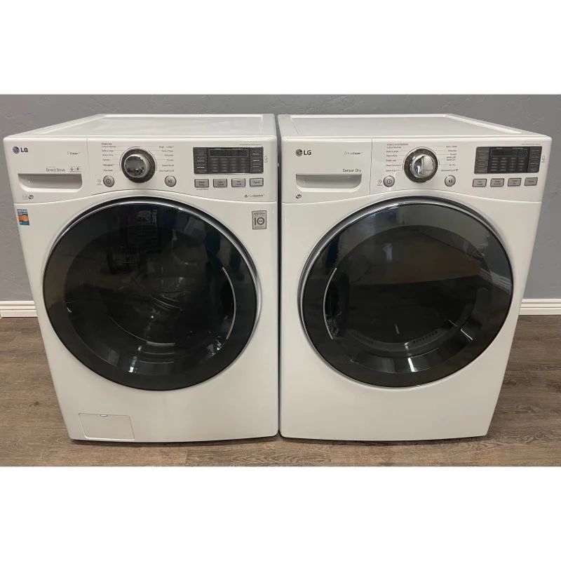 LG 4.3 Cu. Ft. Washer WM3570HWA & 7.4 Cu. Ft. Electric Dryer DLEX3570W