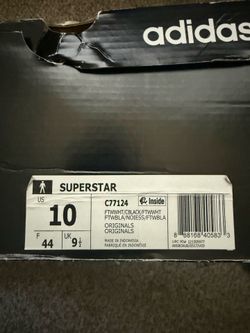 Adidas Superstar Size 10