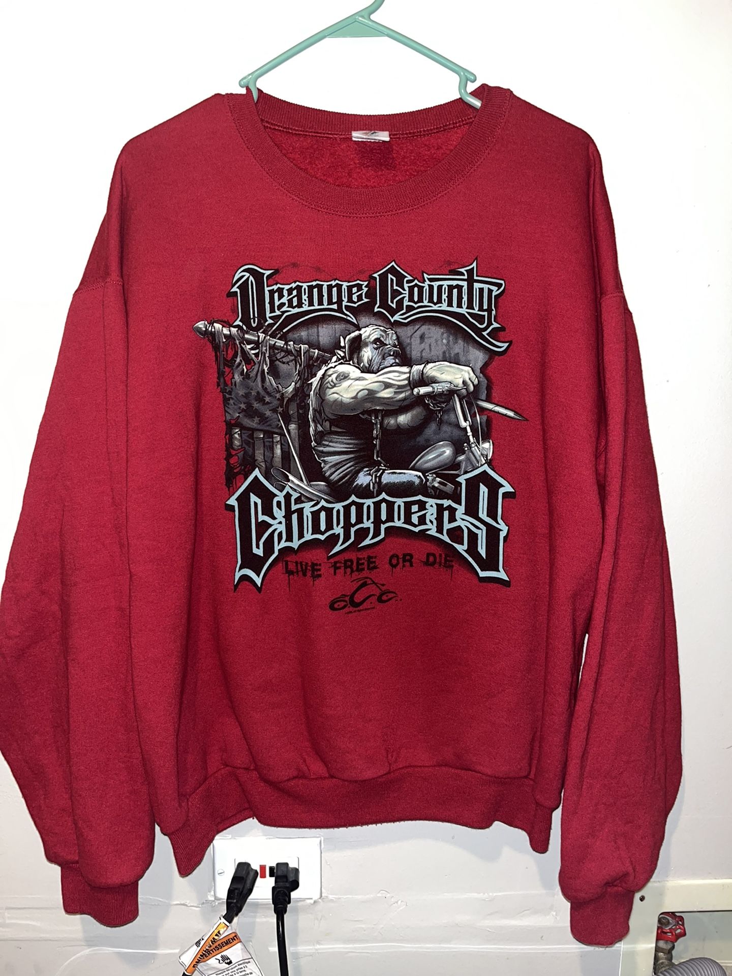 Vintage Orange County Choppers Crewneck Size Large 