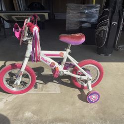 12” Girls paw Patrol Bike 