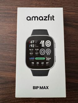 Amazfit Bip Max GPS Smartwatch – 20-Day Battery, 2.07” AMOLED Display (New)
