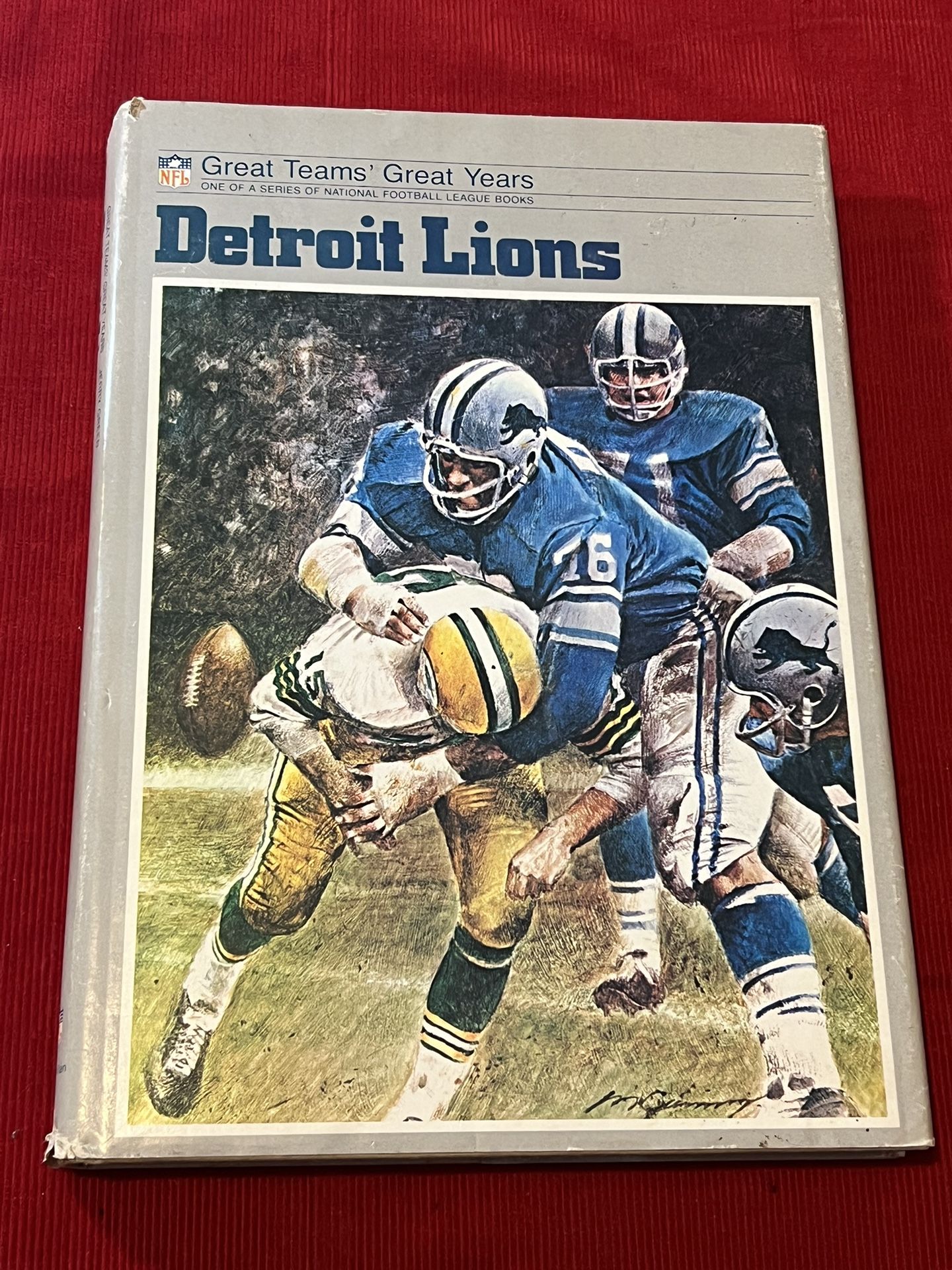 Detroit Lions NFL Football Book !