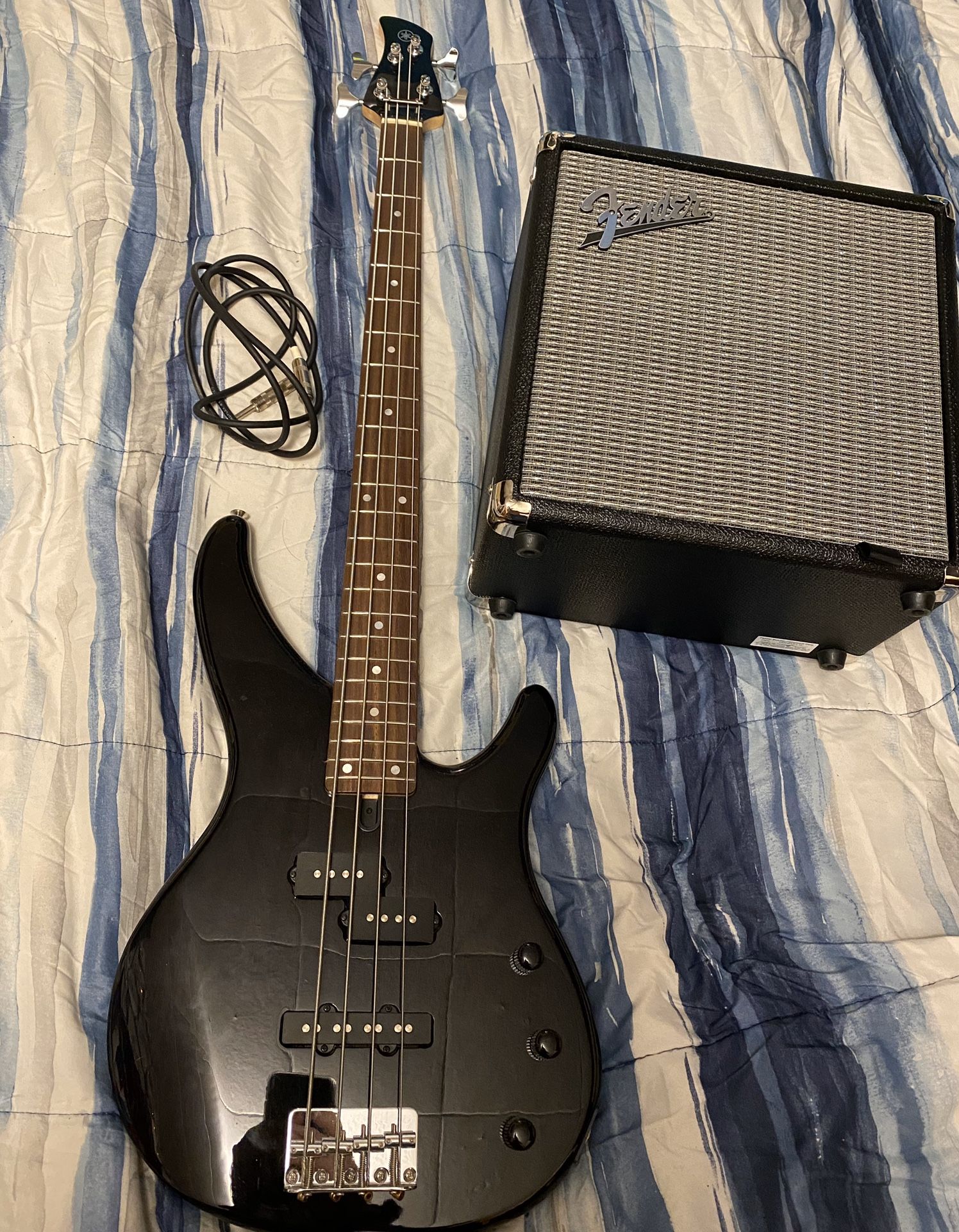 Yamaha Bass Guitar + Fender Amp Bundle!!!