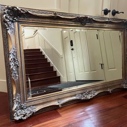 Vintage Large Ornate Mirror