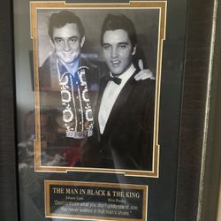 Elvis and Johnny Signed Photographs