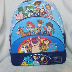 Loungefly Disney Toy Story triple pocket backpack 