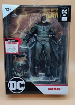Mcfarlane DC Multiverse Page Punchers Black Adam BATMAN W/ Comic 7" Figure