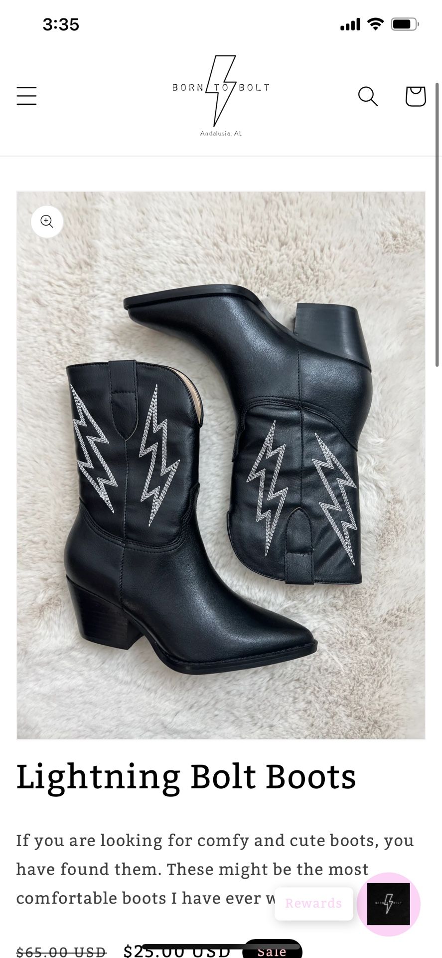 Lightning Bolt Boots