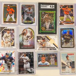 (50) Manny Machado Baseball Card Lot: RC Rookies 2012, 2013 Green Ref /99 Graded 9.5