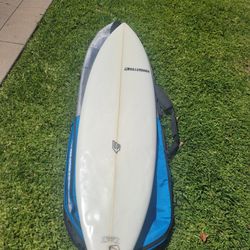 6'4" Quad Surfboard w/ Board Bag $300 OBO