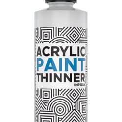 8oz Acrylic Paint Thinner, Acrylic & Slow Drying Mediums Paint Mixes, Thins Paints Without Losing Slow Drying Qualities, Made in USA 