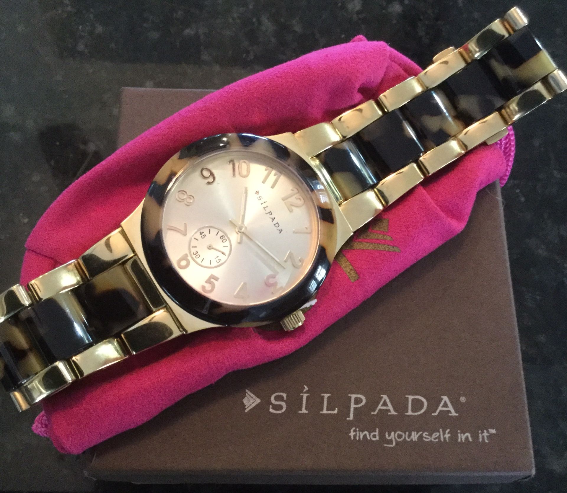 Silpada Timeless TORTOISE Watch Silpada KRT0061 Tortoise Watch - nhima.co.zm main image 2
