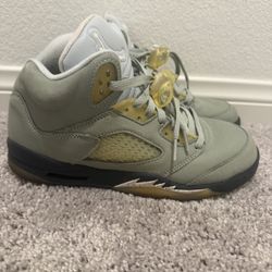 Jordan Retro 5 JADE Sz 7Y USED