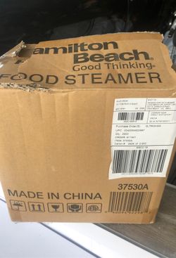 Hamilton beach food steamer