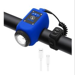 Bike Horn Bicycle Horn With Large Range Floodlight Ipx5 Waterproof With USB Rechargeable Bike Electric Horn 