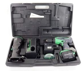 🔥🔥Hitachi DS18DVF3 1/2″ 18V Cordless Drill Flashlight Combo 2 battery 🔥🔥
