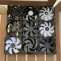 Lot of PC case fans