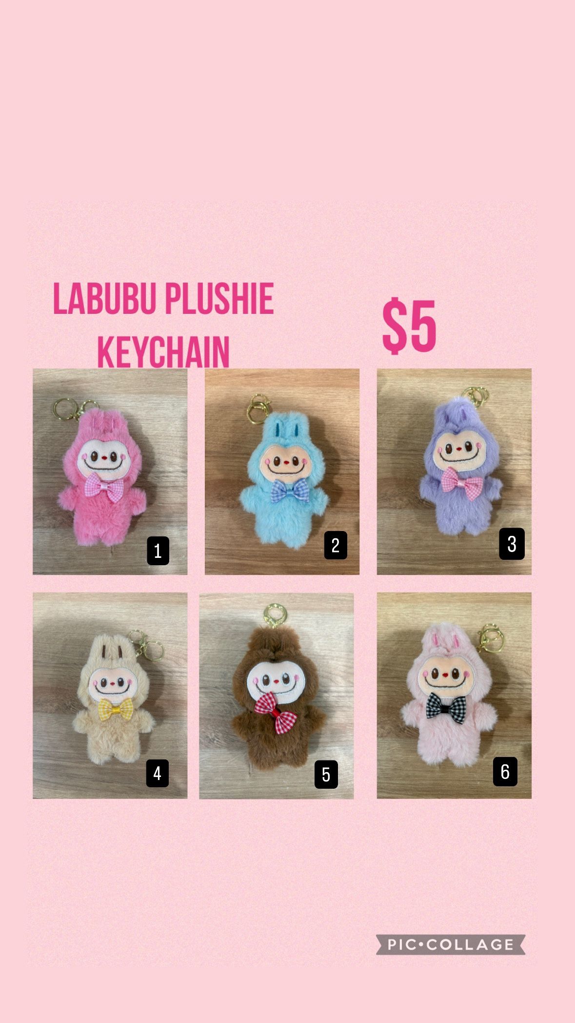 Labubu Plushie Keychains