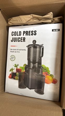 Cold press juicer
