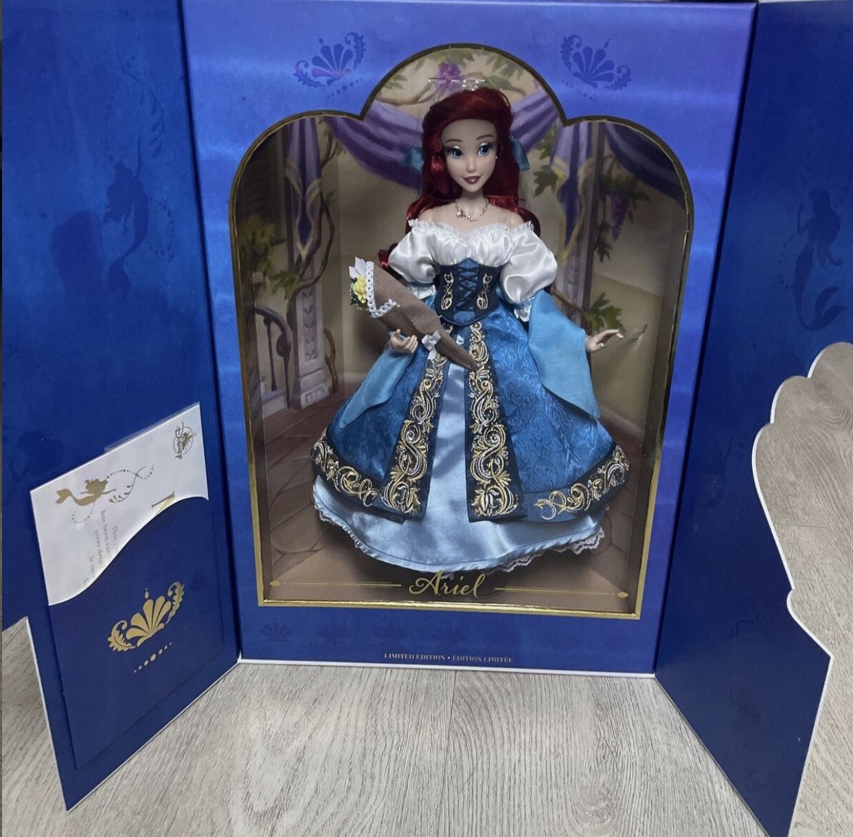 D23 Expo 2024 Ariel Limited Edition Doll 17" EXCLUSIVE IN HAND!!