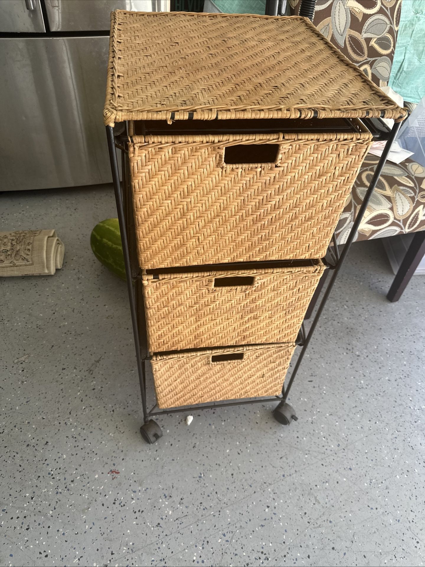 Storage Rack w/ 3 Baskets