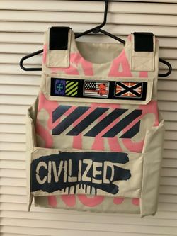 Civilized Streetwear Tactical Utility Vest – Teddy Bear Graphic