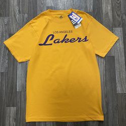 Vintage Adidas Los Angeles Lakers T Shirt With Tags