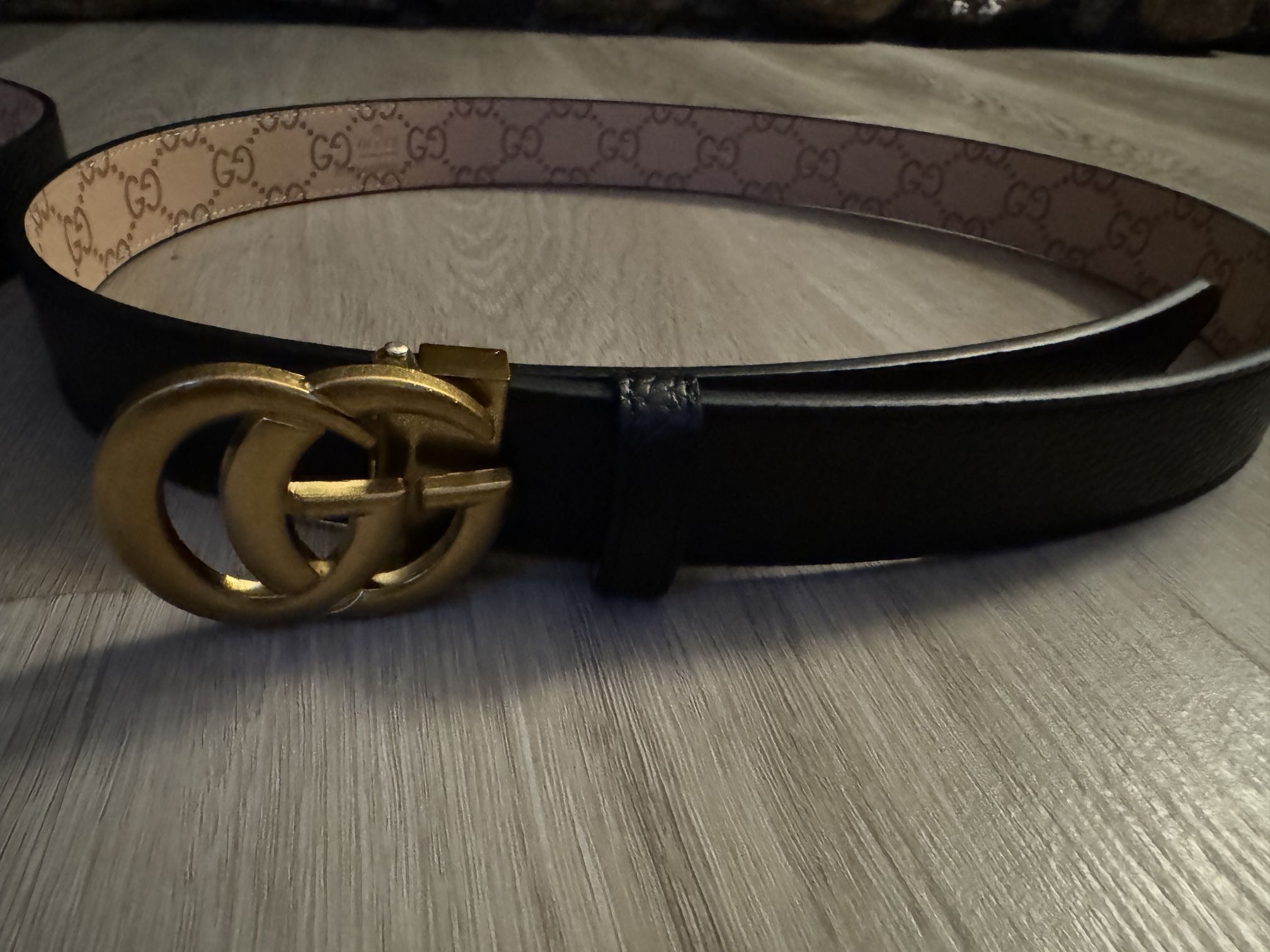 Black Gucci Belts 