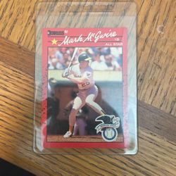 Mark Mcgwire Baseball Card