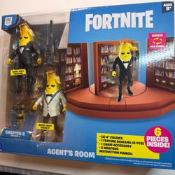 Fortnite Agent’s Room  Peely , Shadow & Ghost 6 Piece .