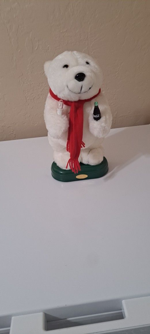 Collectible Coca-Cola Bear.