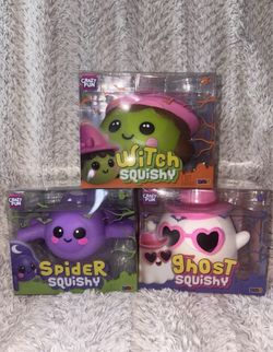 Crazy Fun RMS Squishy Set Ghost Spider Witch Halloween