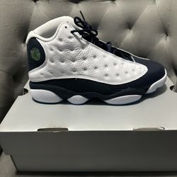 Jordan 13 Obsidian Power Blue White