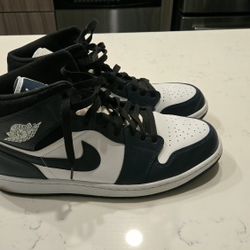 Nike Air Jordan 1 Mid Navy/White - Men's size 13