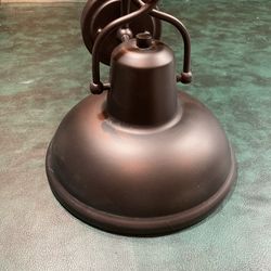 Oil rubbed bronze wall sconce