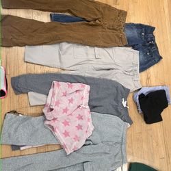 girls jeans, sweats, leggings