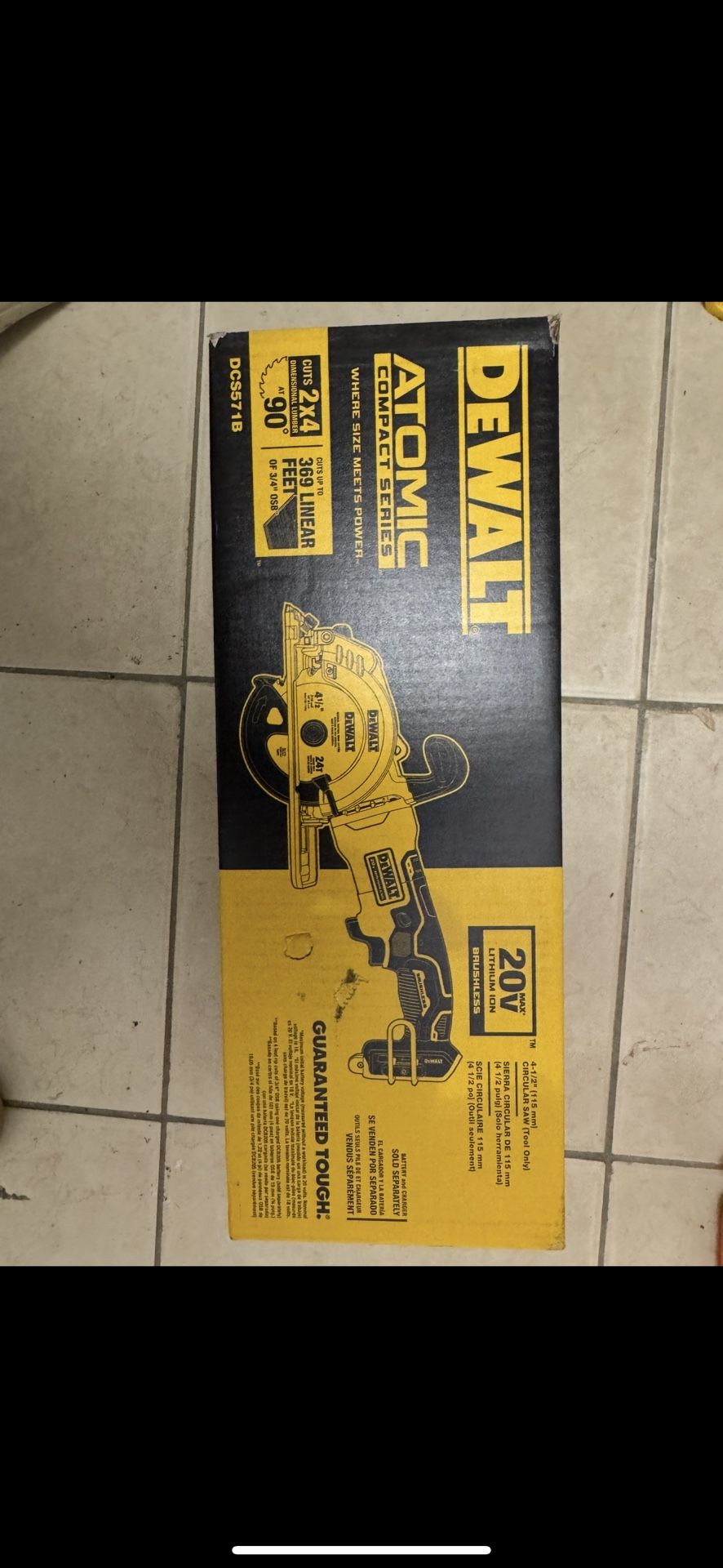 Dewalt 20v Atomic 4-1/2 Circular Saw