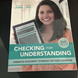 Checking For Understanding Book