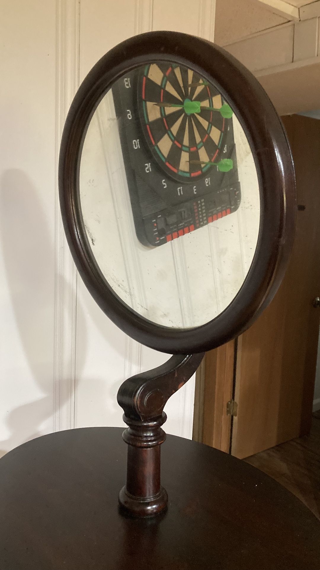 Antique Gentleman’s Barber Shaving Mirror