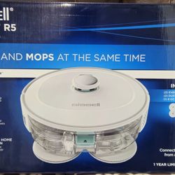 BISSELL - SpinWave R5 Robotic Mop & Vacuum - White

