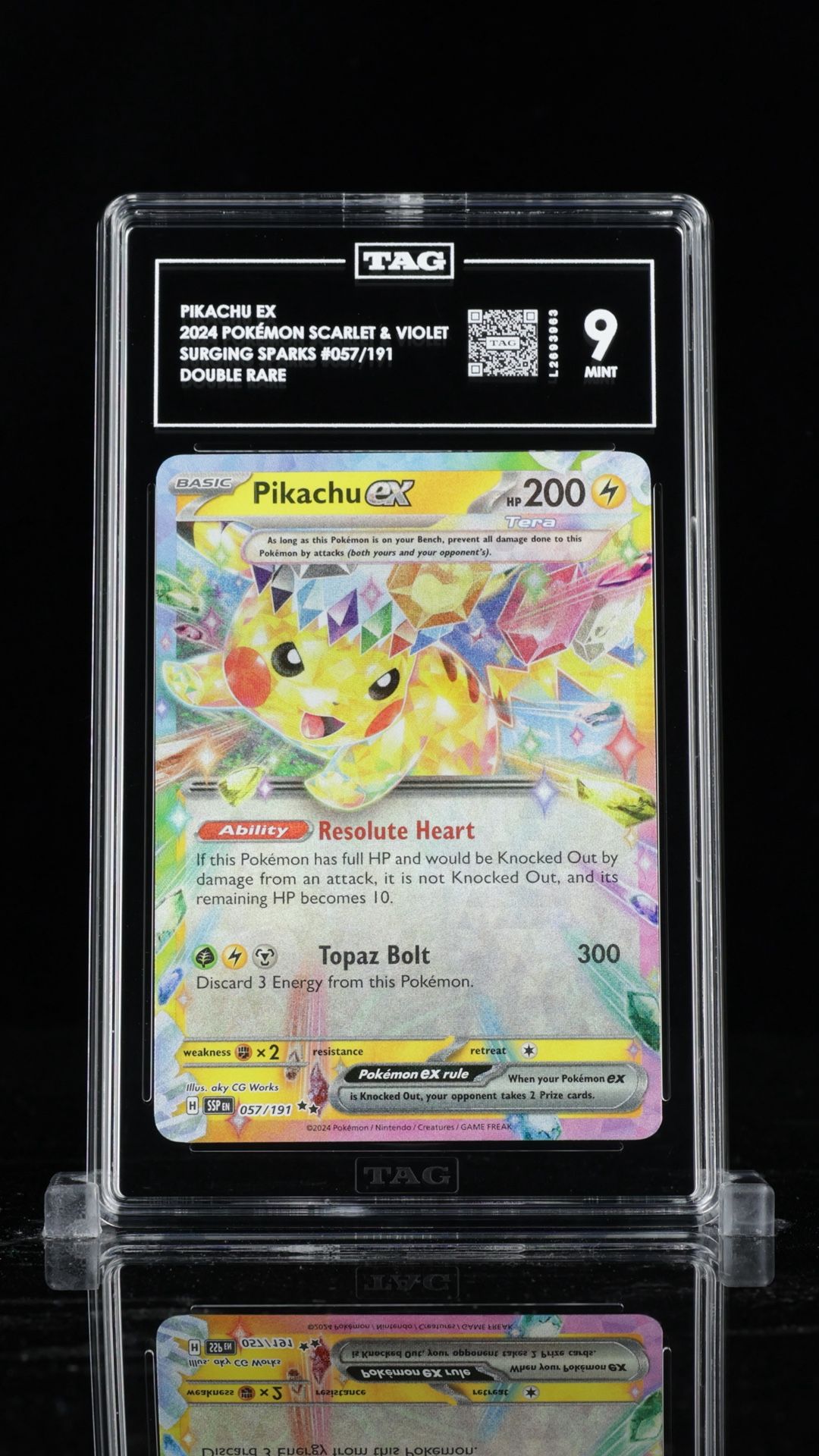 Pikachu Ex #057/191- TAG 9