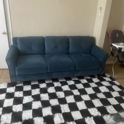 Blue couch