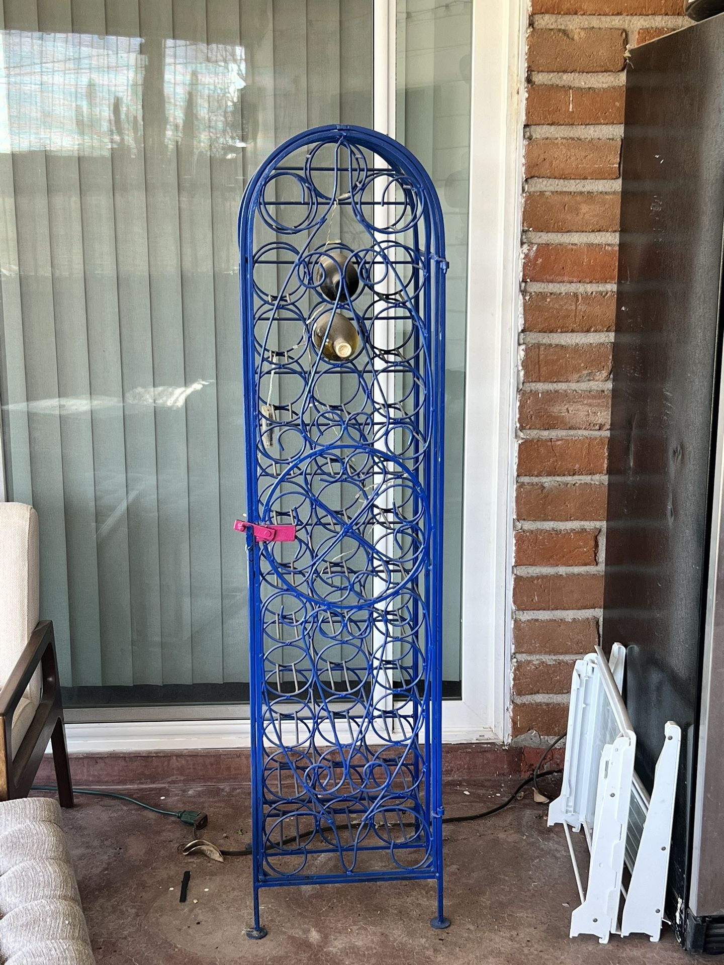Iron Wine Storage Rack