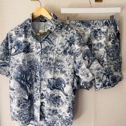 Hand Made Printed Polo And Short