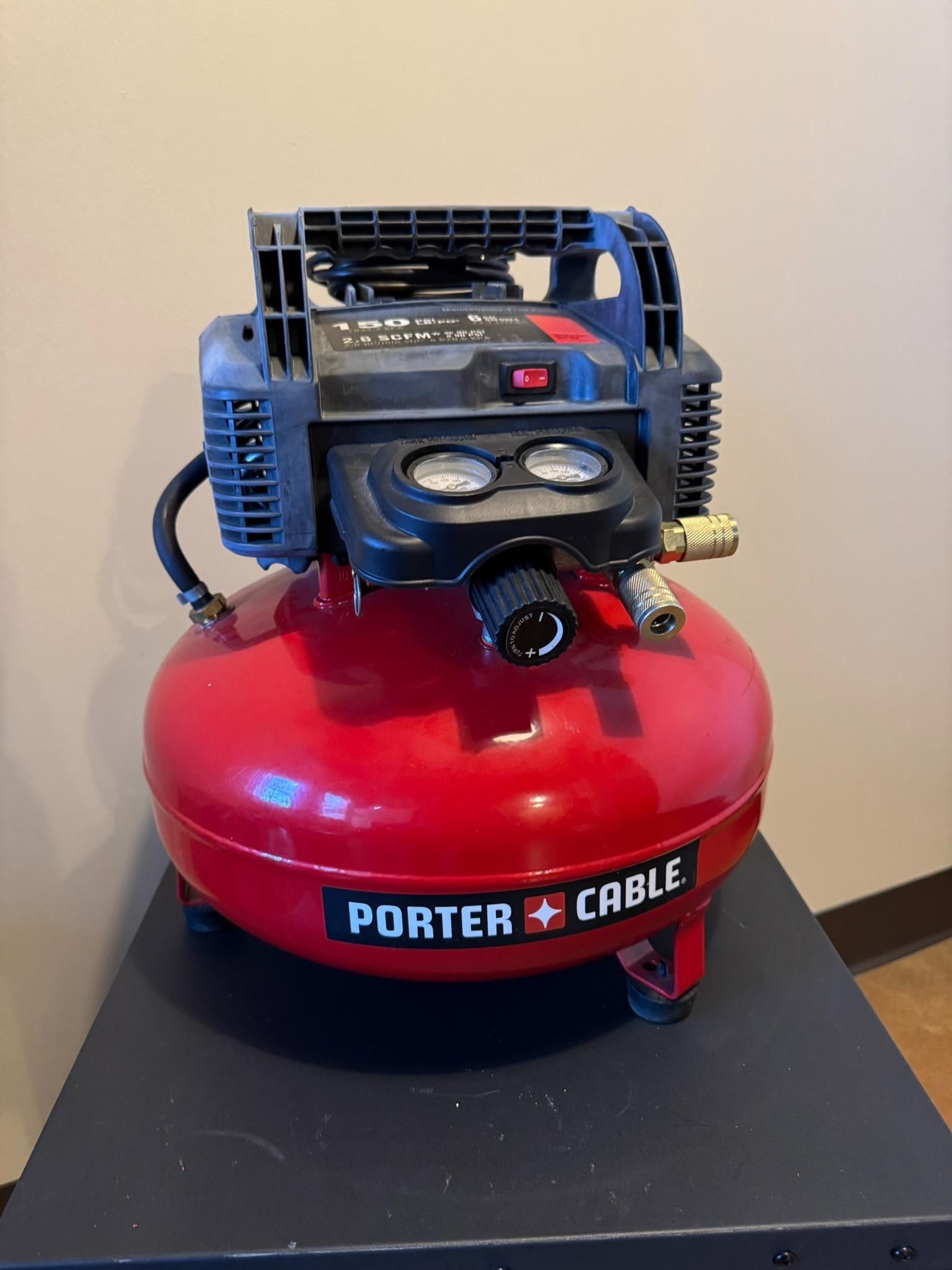 PORTER-CABLE Air Compressor, 6-Gallon, Pancake, Oil-Free