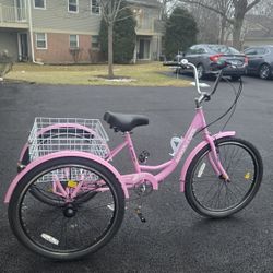 New professionally assembled adult tricycle