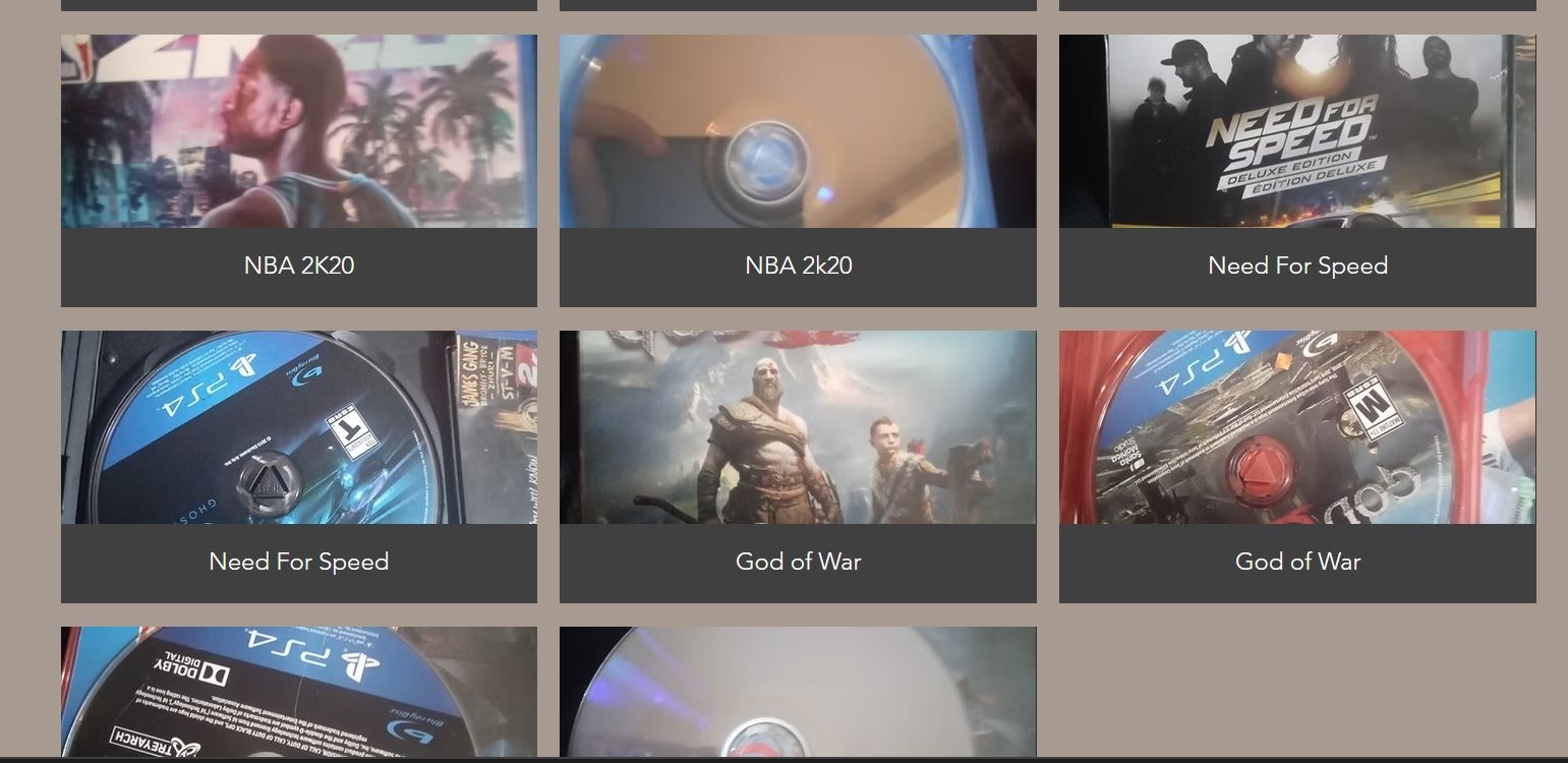 PS4 Used Games