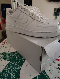 White Nike Air Forces 