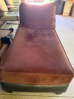 Chocolate Brown Chase Lounge