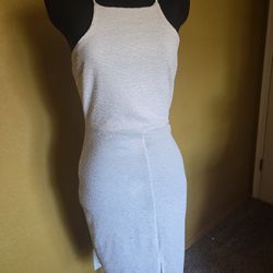 Glittery Cream Dress